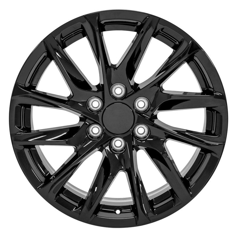 OE Wheels CA90 20x9 6x139.7 28et Gloss Black Wheel