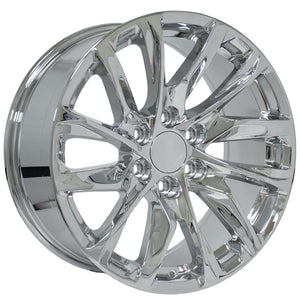 OE Wheels CA90 20x9 6x139.7 28et Chrome Wheel