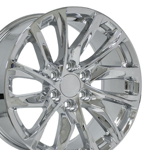 OE Wheels CA90 20x9 6x139.7 28et Chrome Wheel