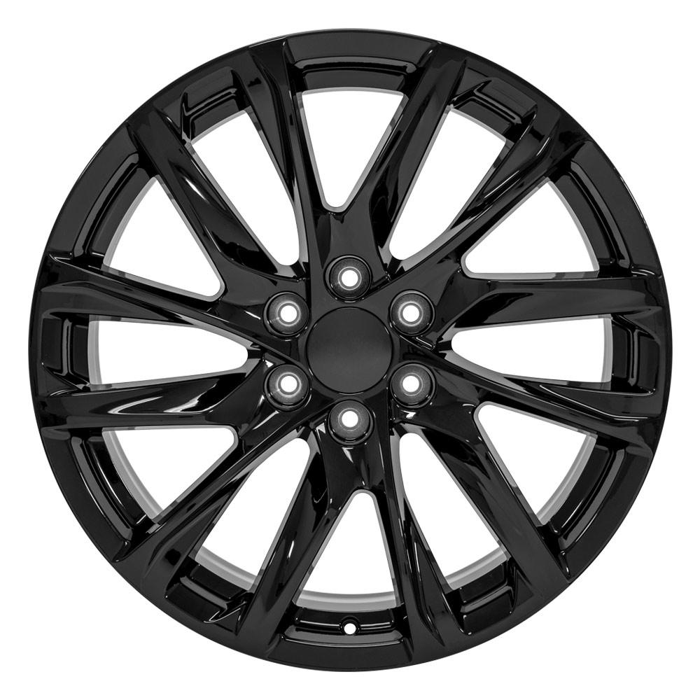 OE Wheels CA90 22x9 6x139.7 28et Gloss Black Wheel