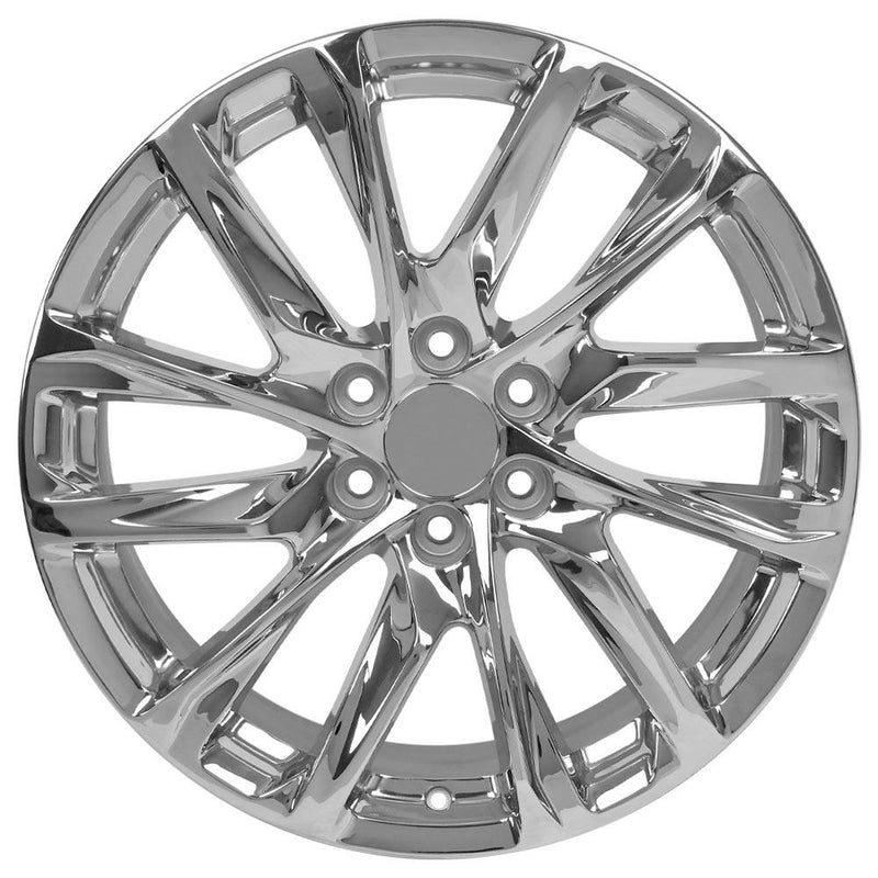 OE Wheels CA90 22x9 6x139.7 28et Chrome Wheel