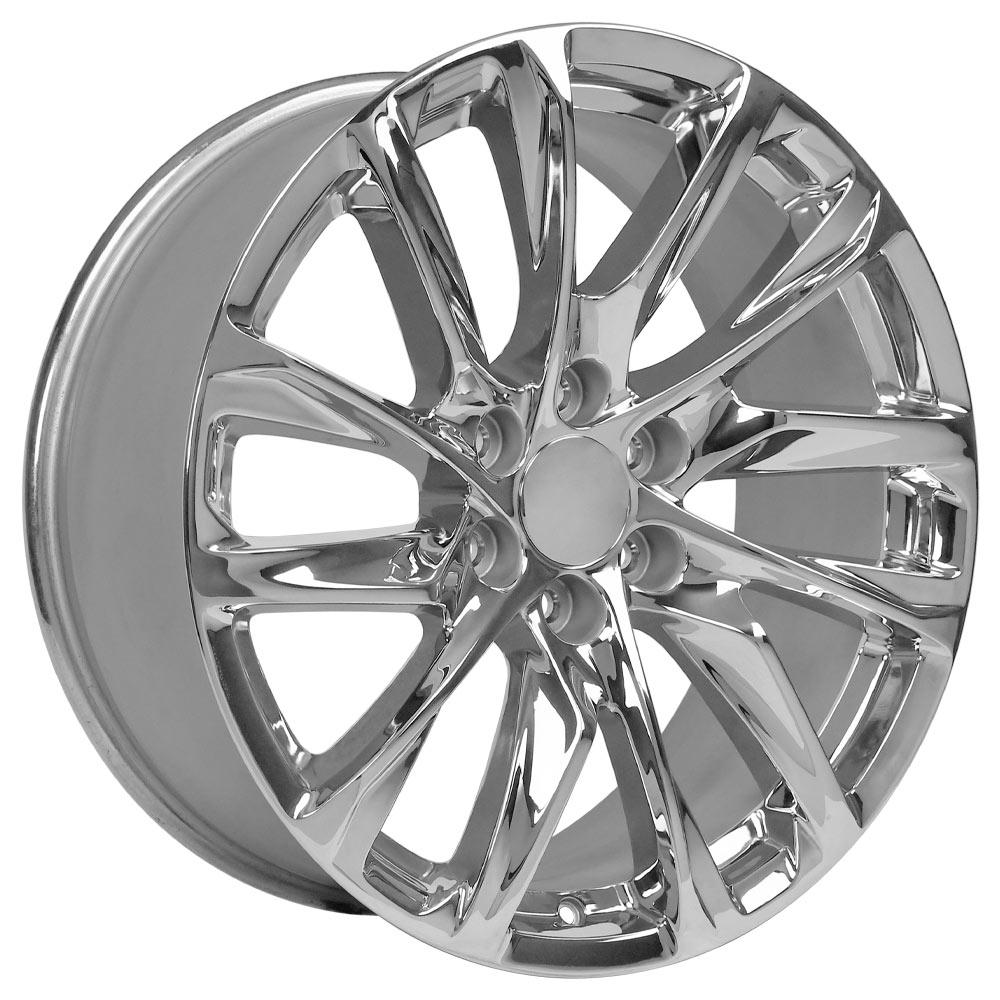 OE Wheels CA90 22x9 6x139.7 28et Chrome Wheel SS: 9511088
