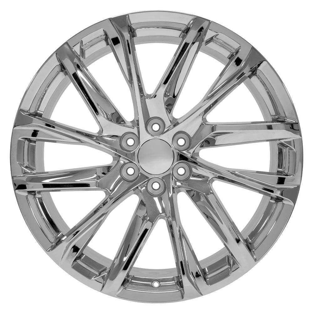 OE Wheels CA90 24x10 6x139.7 28et Chrome Wheel
