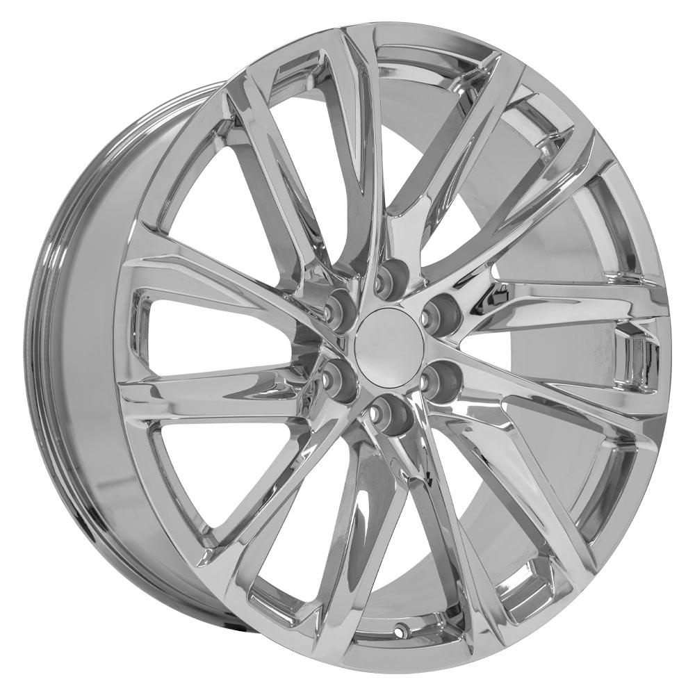OE Wheels CA90 24x10 6x139.7 28et Chrome Wheel