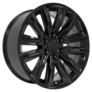 OE Wheels CA91 20x9 6x139.7 28et Gloss Black Wheel