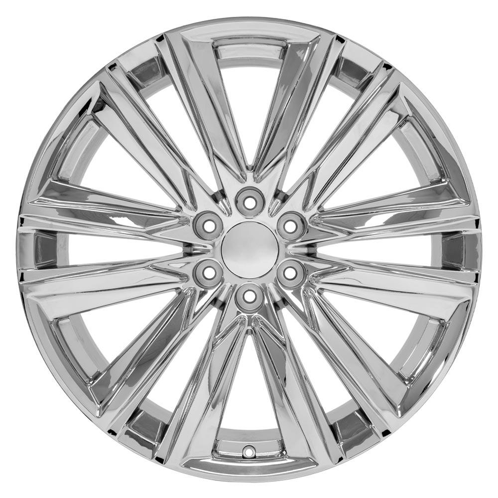 OE Wheels CA91 24x10 6x139.7 31et Chrome Wheel
