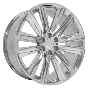 OE Wheels CA91 24x10 6x139.7 28et Chrome Wheel