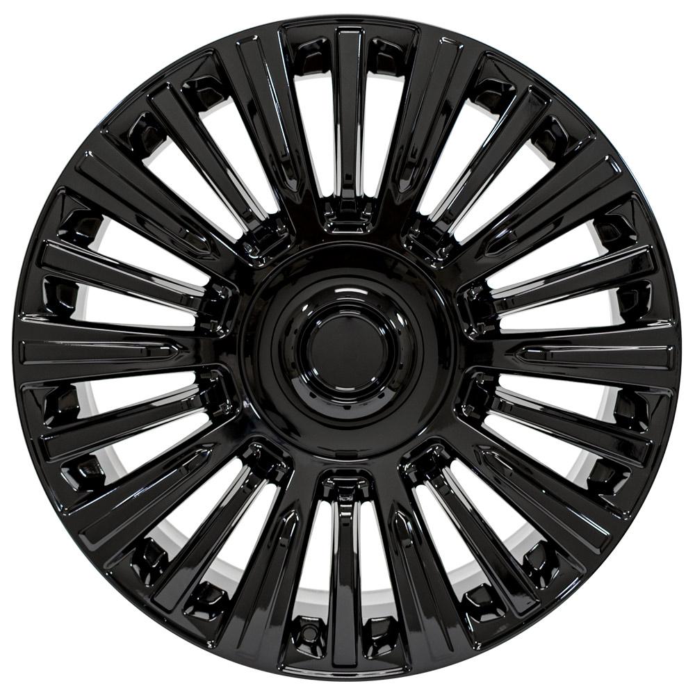 OE Wheels CA92 22x9 6x139.7 28et Gloss Black Wheel