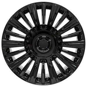 OE Wheels CA92 22x9 6x139.7 28et Gloss Black Wheel