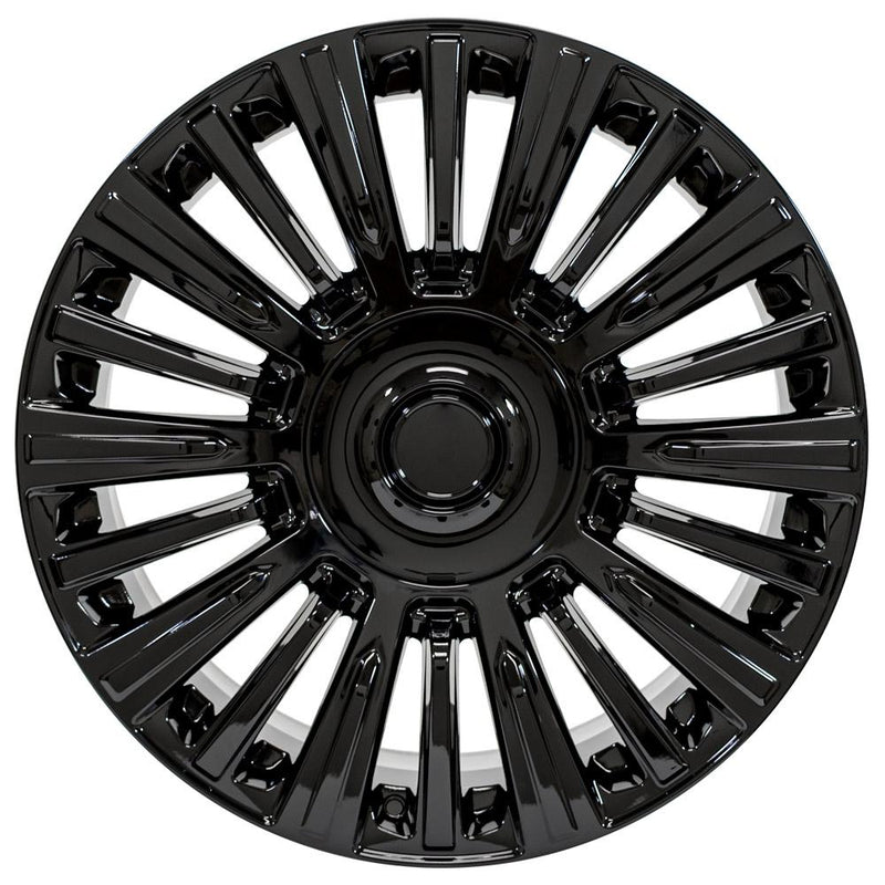 OE Wheels CA92 22x9 6x139.7 28et Gloss Black Wheel