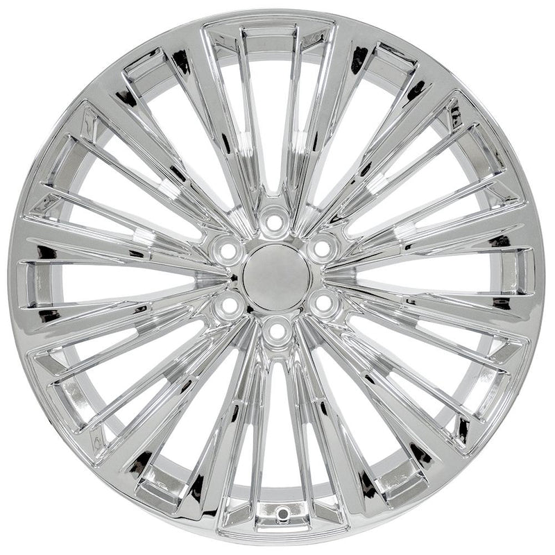OE Wheels CA93 24x10 6x139.7 31et Chrome Wheel