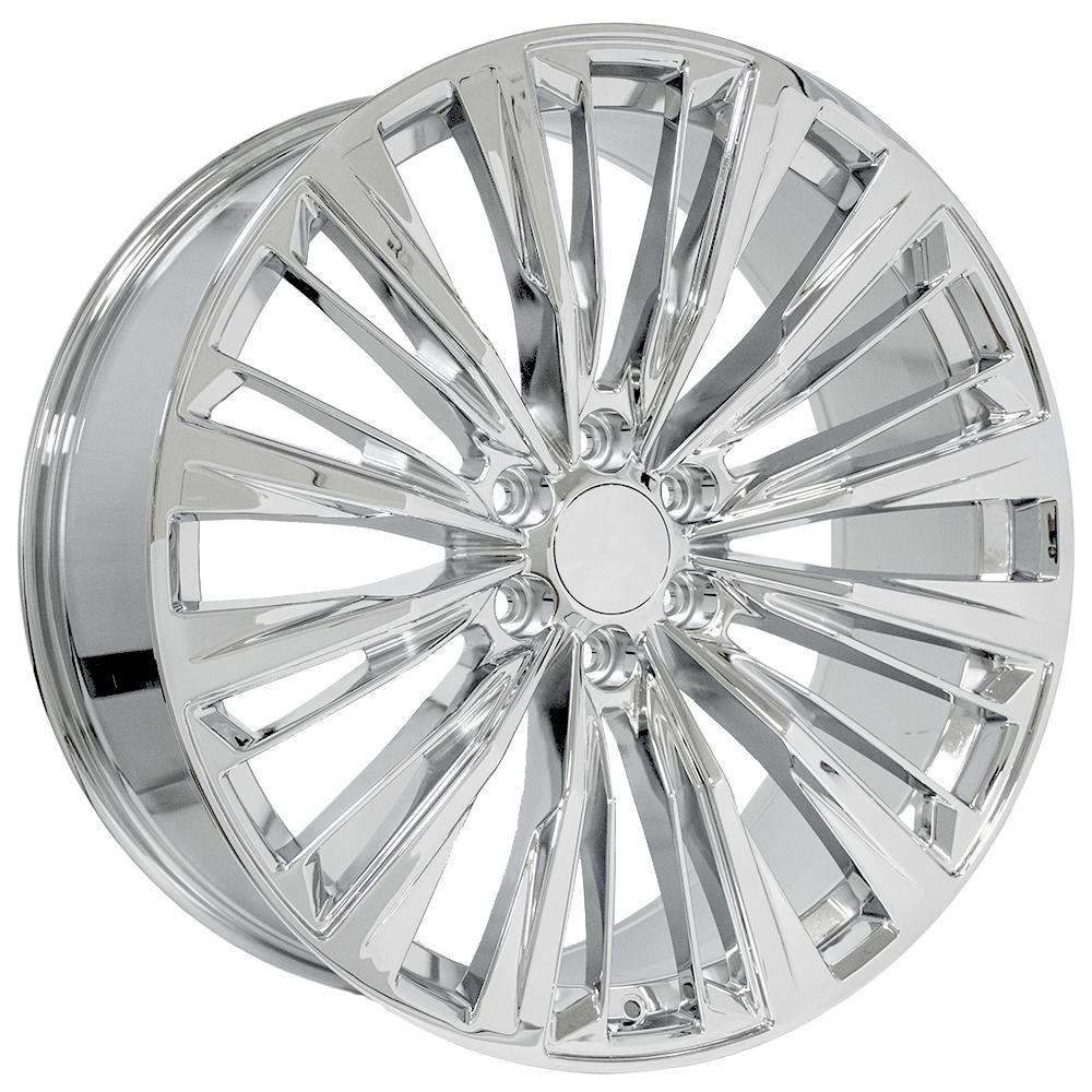 OE Wheels CA93 24x10 6x139.7 31et Chrome Wheel