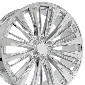OE Wheels CA93 24x10 6x139.7 31et Chrome Wheel