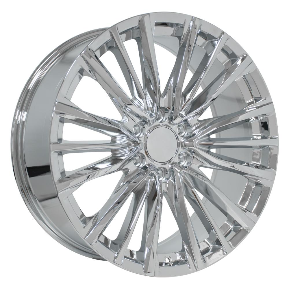 OE Wheels CA94 22x9 6x139.7 28et Chrome Wheel