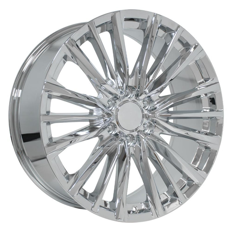 OE Wheels CA94 22x9 6x139.7 28et Chrome Wheel