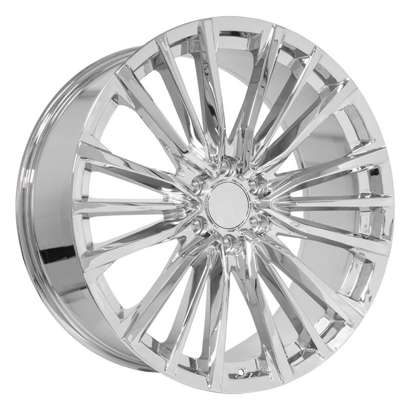 OE Wheels CA94 24x10 6x139.7 28et Chrome Wheel