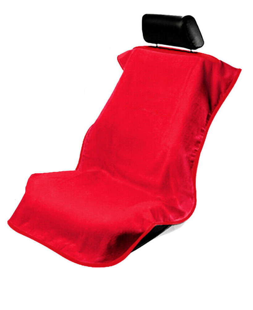 Red Seat Cover Towel Blank