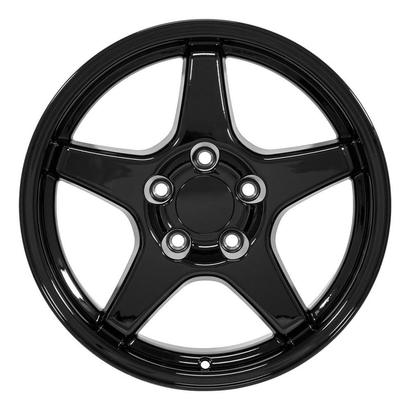OE Wheels CV01 17x9.5 5x120.65 56et Gloss Black Wheel