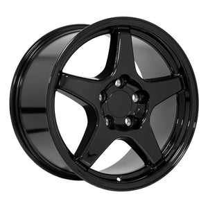 OE Wheels CV01 17x9.5 5x120.65 56et Gloss Black Wheel