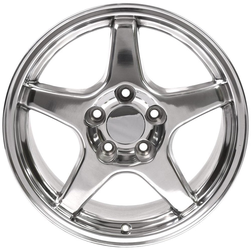 OE Wheels CV01 17x9.5 5x120.65 56et Polished Wheel