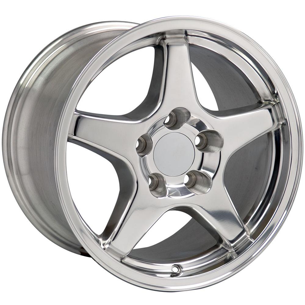 OE Wheels CV01 17x9.5 5x120.65 56et Polished Wheel