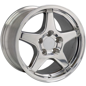 OE Wheels CV01 17x9.5 5x120.65 56et Polished Wheel