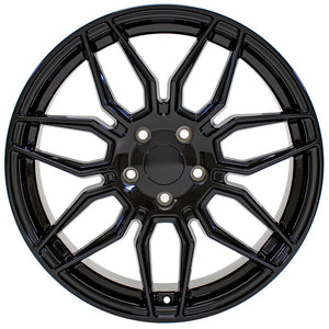 OE Wheels CV03D 19x8.5 5x120 51et Gloss Black Wheel