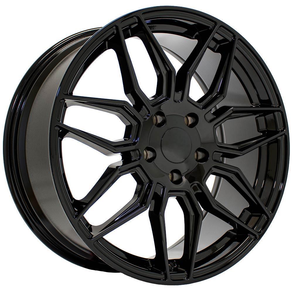 OE Wheels CV03D 19x8.5 5x120 51et Gloss Black Wheel
