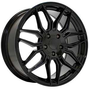 OE Wheels CV03D 19x8.5 5x120 51et Gloss Black Wheel