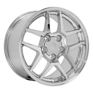 OE Wheels CV04 17x9.5 5x120.65 54et Chrome Wheel