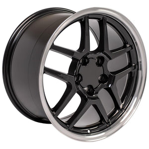 OE Wheels CV04 18x10.5 5x120.65 56et Gloss Black Machined Lip Wheel