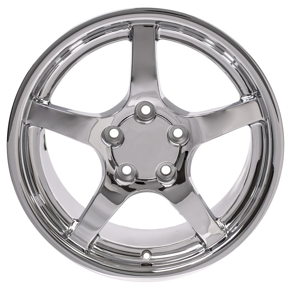 OE Wheels CV05 17x9.5 5x120.65 54et Chrome Wheel
