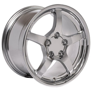 OE Wheels CV05 17x9.5 5x120.65 54et Chrome Wheel