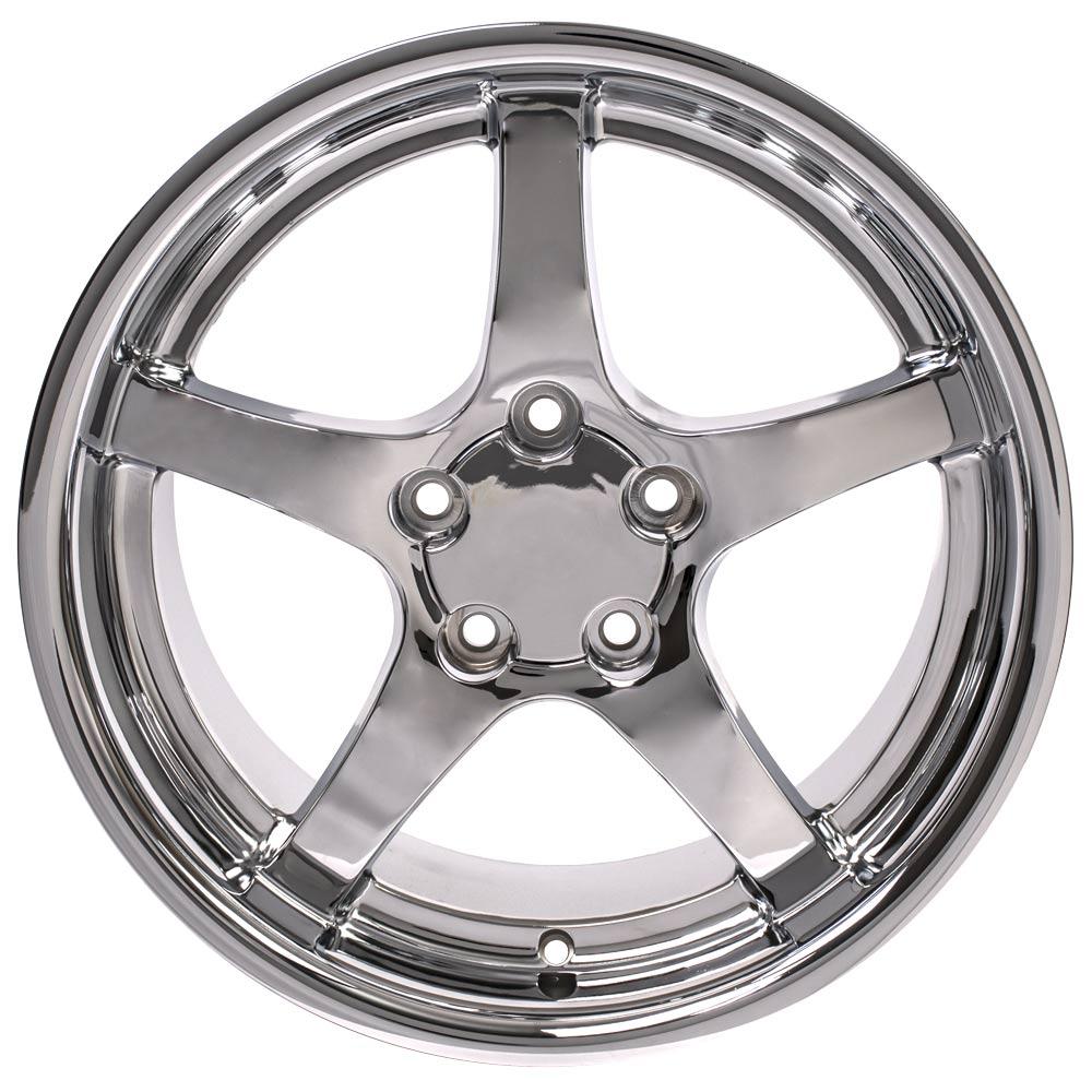 OE Wheels CV05 18x10.5 5x120.65 56et Chrome Wheel