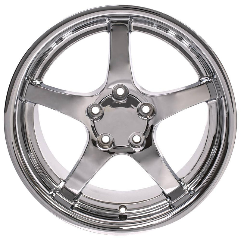 OE Wheels CV05 18x10.5 5x120.65 56et Chrome Wheel