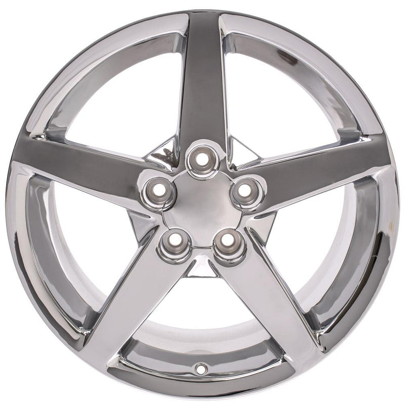 OE Wheels CV06A 18x9.5 5x120.65 58et Chrome Wheel