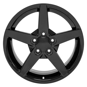 OE Wheels CV06A 18x9.5 5x120.65 58et Gloss Black Wheel