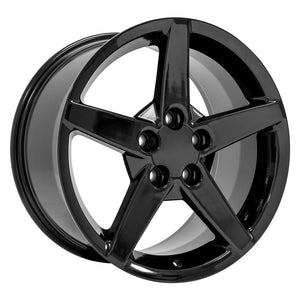 OE Wheels CV06A 18x9.5 5x120.65 58et Gloss Black Wheel