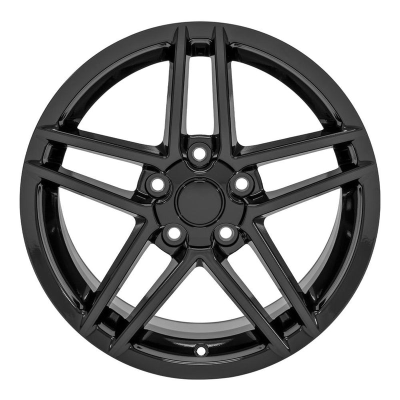 OE Wheels CV07A 17x9.5 5x120.65 54et Gloss Black Wheel