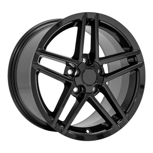 OE Wheels CV07A 17x9.5 5x120.65 54et Gloss Black Wheel