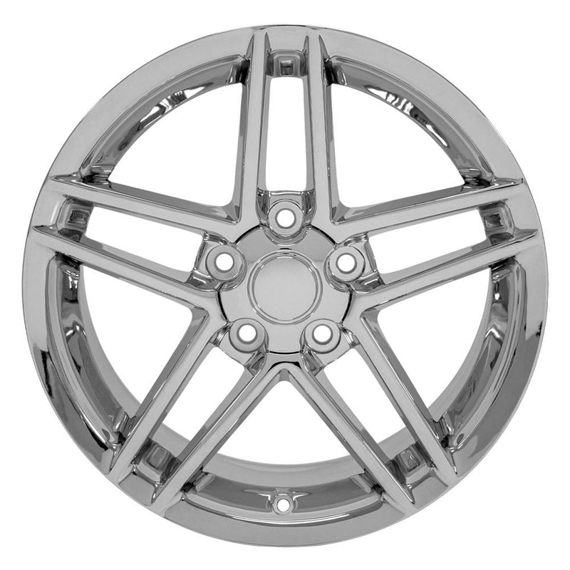 OE Wheels CV07A 17x9.5 5x120.65 54et Chrome Wheel