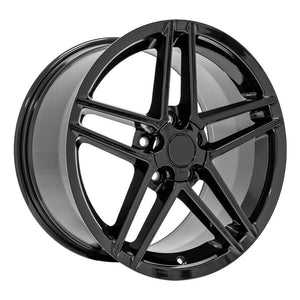 OE Wheels CV07A 18x9.5 5x120.65 56et Gloss Black Wheel