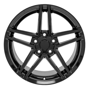 OE Wheels CV07A 18x10.5 5x120.65 56et Gloss Black Wheel