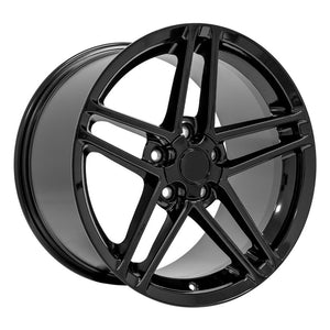 OE Wheels CV07A 18x10.5 5x120.65 56et Gloss Black Wheel