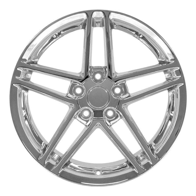 OE Wheels CV07A 18x10.5 5x120.65 56et Chrome Wheel