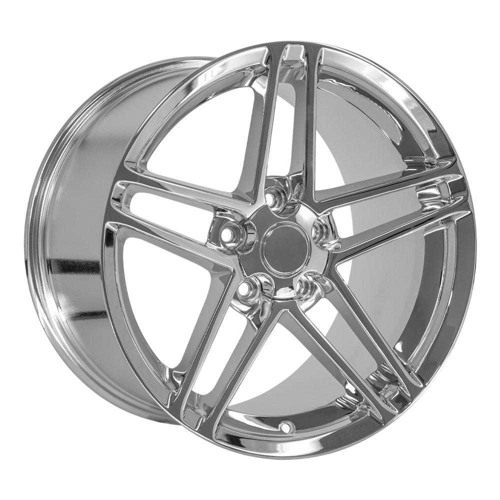 OE Wheels CV07A 18x10.5 5x120.65 56et Chrome Wheel