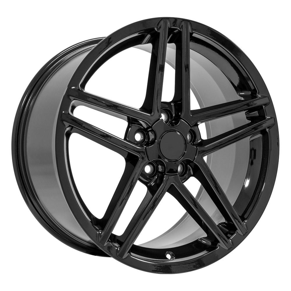 OE Wheels CV07B 19x10 5x120.65 65et Gloss Black Wheel
