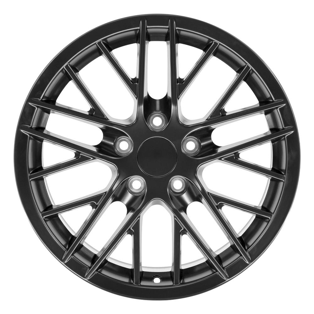 OE Wheels CV08A 17x9.5 5x120.65 54et Satin Black Wheel