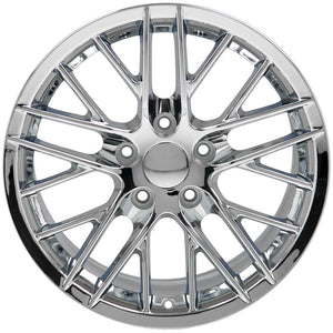 OE Wheels CV08A 17x9.5 5x120.65 54et Chrome Wheel