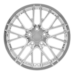 OE Wheels CV08B 18x8.5 5x120.65 56et Chrome Wheel